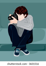 Photographer at work