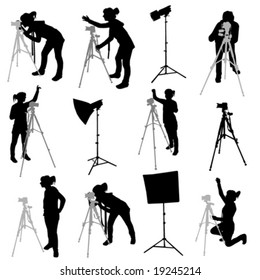 photographers vector