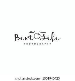 Photographi Logo Design Concept Design Vector Stock Vector (Royalty ...