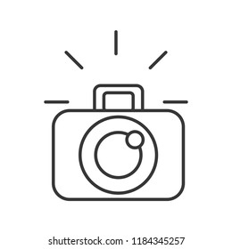 photographic camera device lens flash graphic