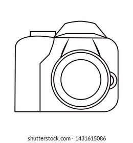 photographic camera gadget icon vector ilustration