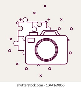 Photographic camera icon