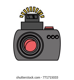 photographic camera icon image