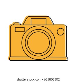 photographic camera icon image vector illustration design 