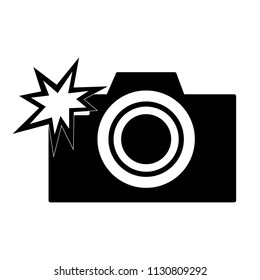 photographic camera icon, photo camera icon vector isolated illustration