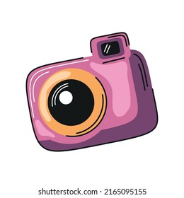 photographic camera icon vector isolated