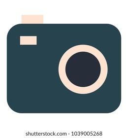 photographic camera isolated icon