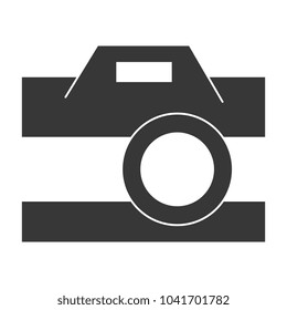 photographic camera isolated icon
