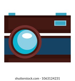 photographic camera isolated icon