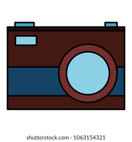 photographic camera isolated icon