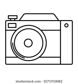 photographic camera isolated icon