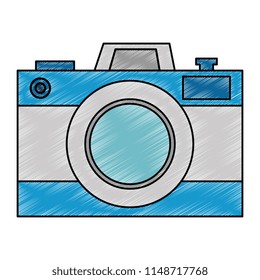 photographic camera isolated icon