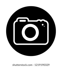 photographic camera isolated icon