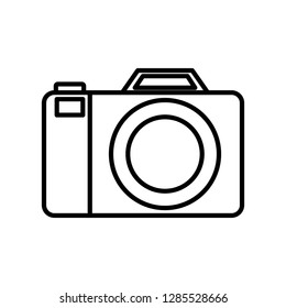photographic camera isolated icon