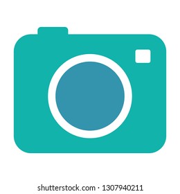 photographic camera isolated icon