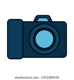 photographic camera isolated icon