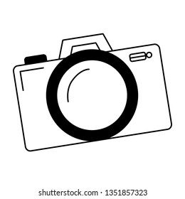 photographic camera isolated icon