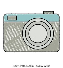 photographic camera isolated icon