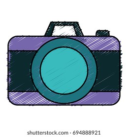 photographic camera isolated icon