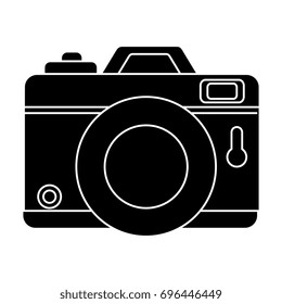 photographic camera isolated icon