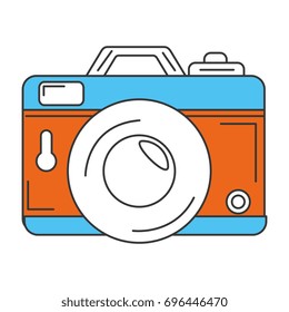 photographic camera isolated icon
