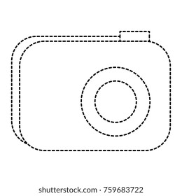 photographic camera isolated icon