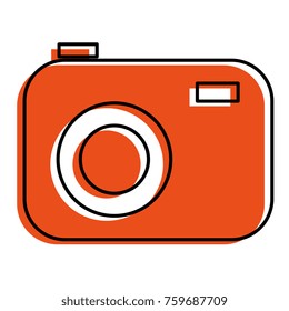 photographic camera isolated icon