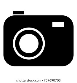 photographic camera isolated icon