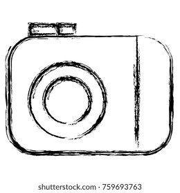 photographic camera isolated icon