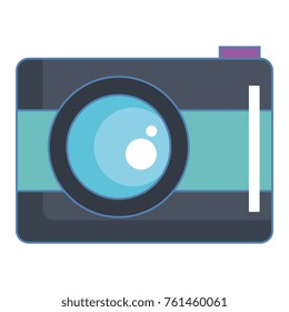 photographic camera isolated icon