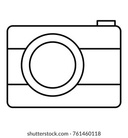 photographic camera isolated icon