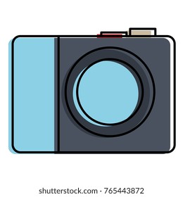 photographic camera isolated icon