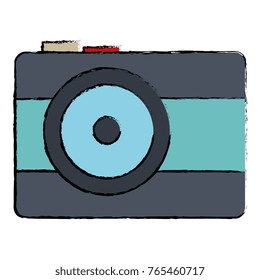 photographic camera isolated icon