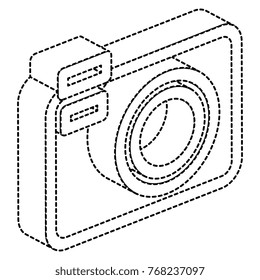 photographic camera isolated icon