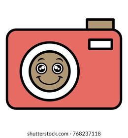 photographic camera isolated icon