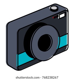 photographic camera isolated icon