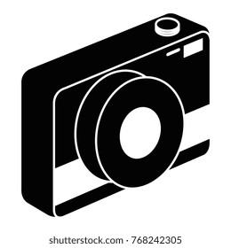photographic camera isolated icon
