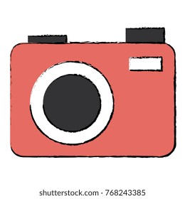 photographic camera isolated icon
