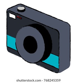 photographic camera isolated icon