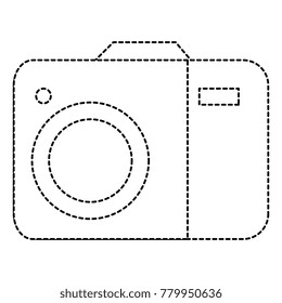 photographic camera isolated icon