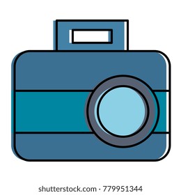 photographic camera isolated icon