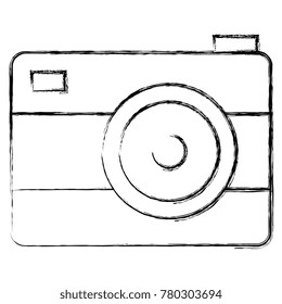 photographic camera isolated icon