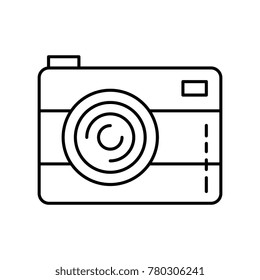 photographic camera isolated icon