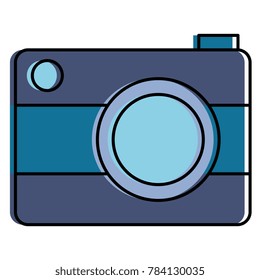 photographic camera isolated icon