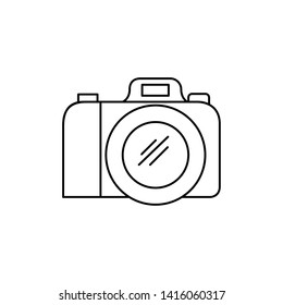 photographic camera isolated icon vector illustration