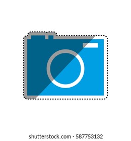 Photographic camera isolated icon vector illustration graphic design