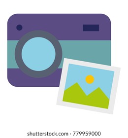 photographic camera with picture