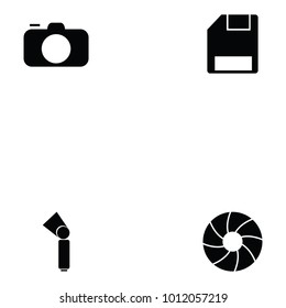 Photographic Equipment icon set