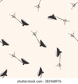 Photographic equipment lighting board , cartoon seamless pattern background