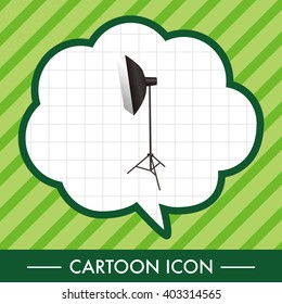 Photographic equipment lighting board theme elements